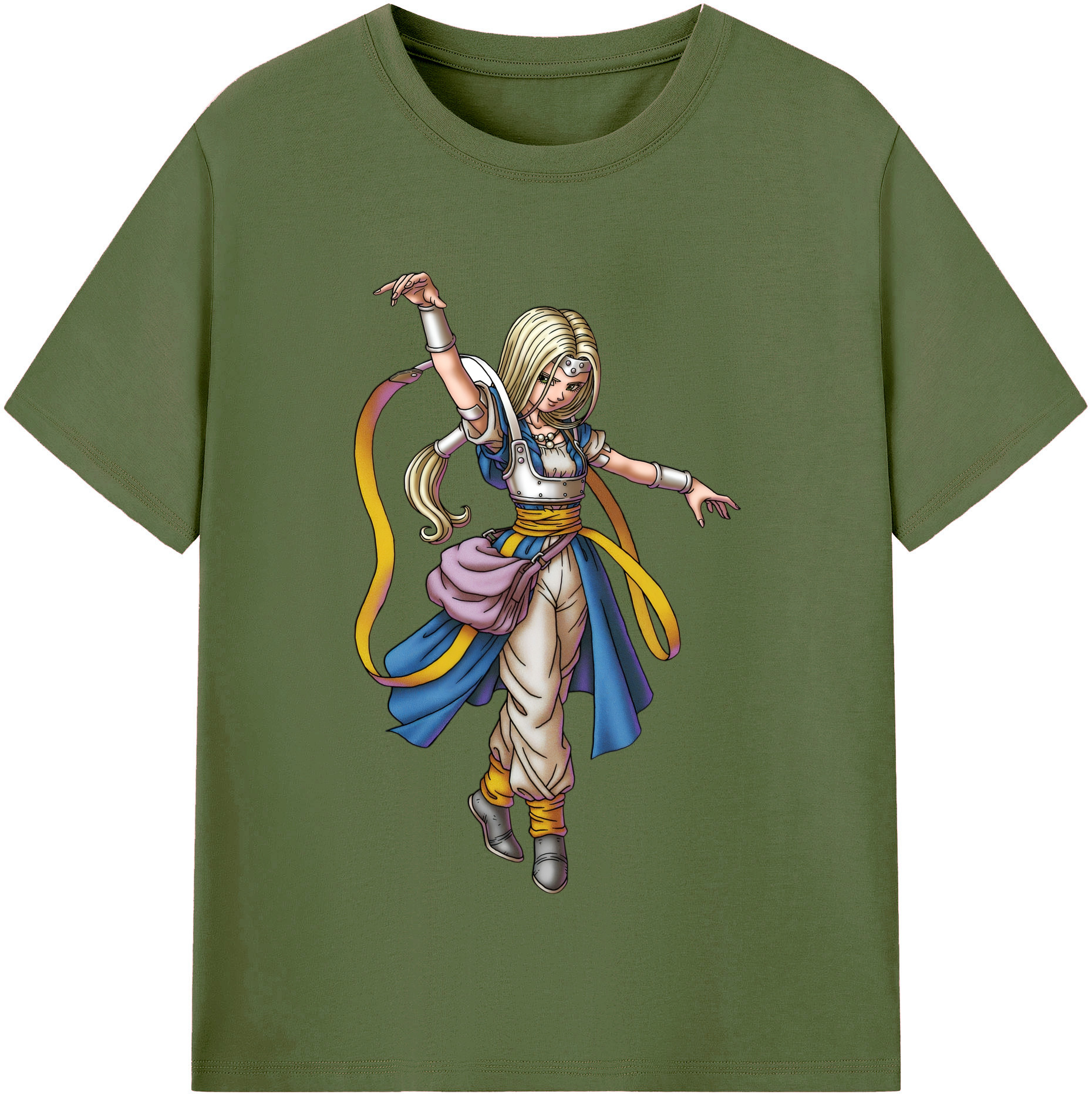 （画像用） ドラゴンクエスト Doragon Kuesuto Dragon Quest 綿100％半袖Tシャツ（フロントプリント）